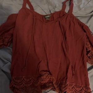 Off the shoulder blouse